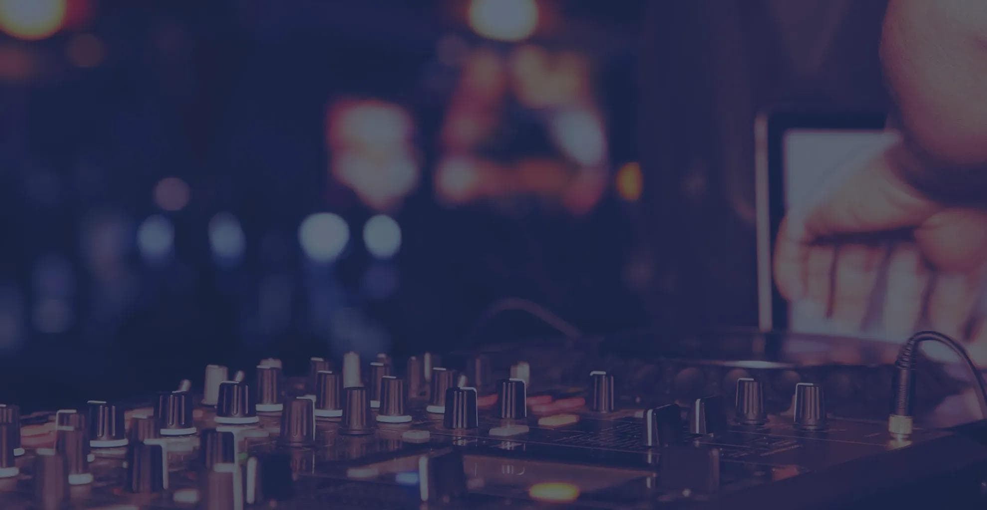 Dj en Sax Show Dj set background